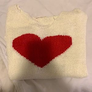Oversized Heart Sweater